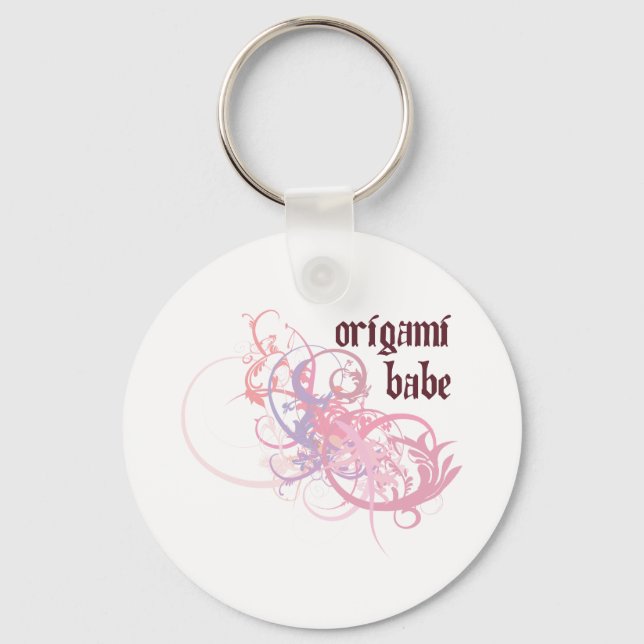 Origami Babe Keychain (Front)