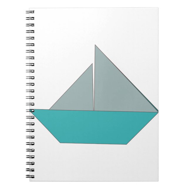 Origami Boat Notebook (Front)