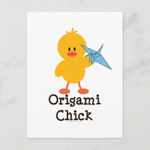 Origami Chick Postcard