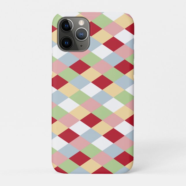 Origami Christmas - Harlequin Geometric Case-Mate iPhone Case (Back)