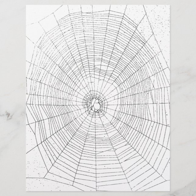 Origami Craft Paper, Spiderweb, Halloween Fun (Front)