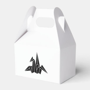 Origami crane favor box