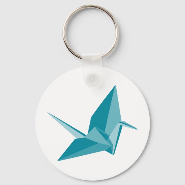 Origami Crane Keychain (Front)