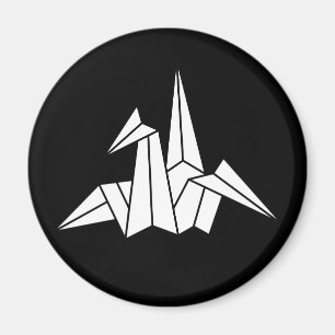 Origami crane magnet