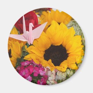 origami crane magnet