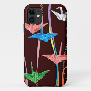 Origami cranes iPhone 11 case