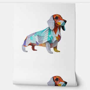 Origami Dachshund Wallpaper