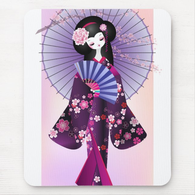 Origami Doll 2 Mousepad (Front)