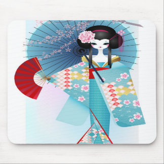 Origami Doll Mouse Pad