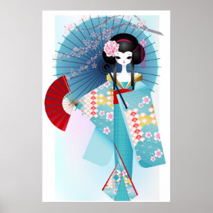 Origami Doll Poster