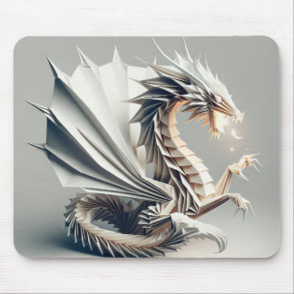Origami Dragon Mouse Pad