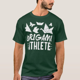 Origami Figures Paper Folding Japan Hobby Art Gift T-Shirt