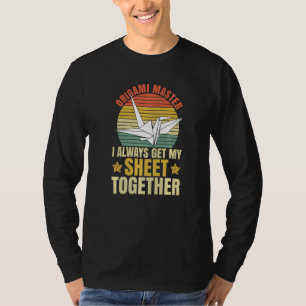 Origami Folding Paper Pun for an Origami Master T-Shirt