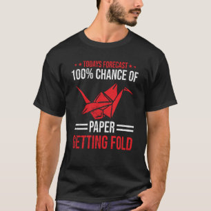 Origami Forecast Paper Getting Fold T-Shirt