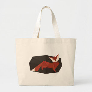 Origami Fox Jumbo Tote