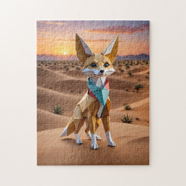 Origami Jigsaw Puzzle (Vertical)