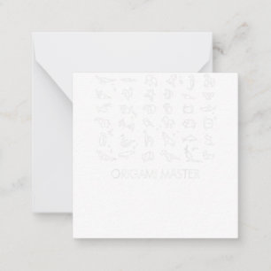 Origami Master Japanese paper folding craft Card
