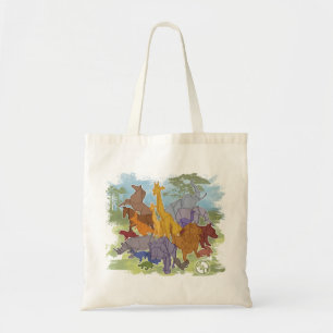 Origami Menagerie Tote Bag