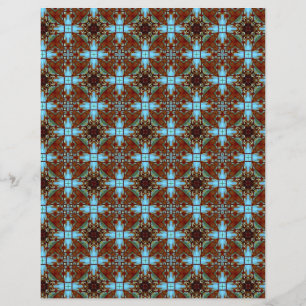 Origami Paper Blue Brown Customizable Hobby Art