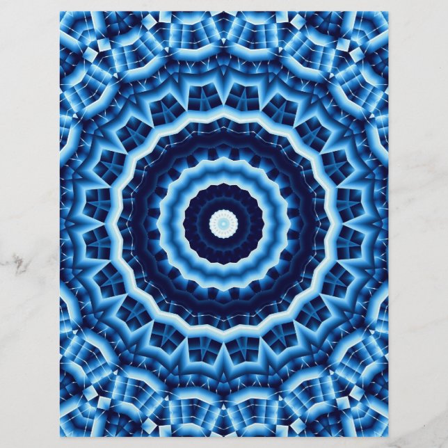 Origami Paper Blues Customizable Hobby Art (Front)