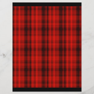 Origami Paper Red Plaid Customizable Hobby Art