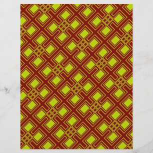 Origami Paper Red Yellow Customizable Hobby Art