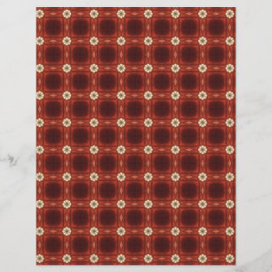 Origami Paper Tan Black Red Customizable Hobby Art
