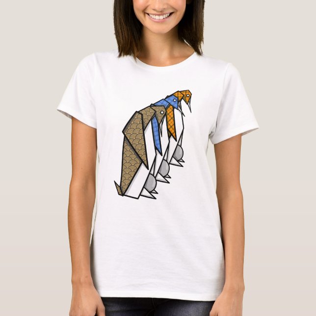Origami Penguins T-Shirt (Front)