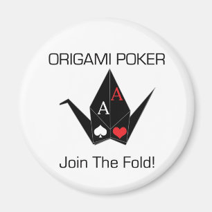 Origami Poker Card Protector/Magnet! Magnet