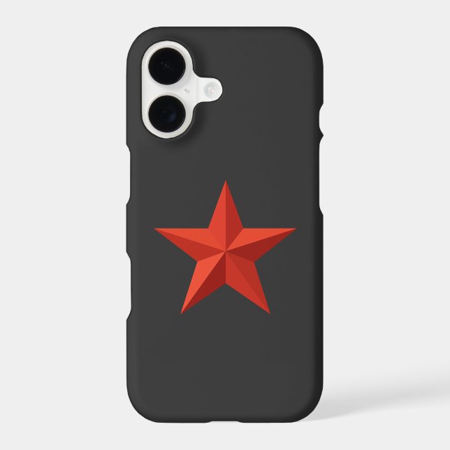 Origami red star (Back)