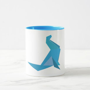 Origami Seal  Summer Mug