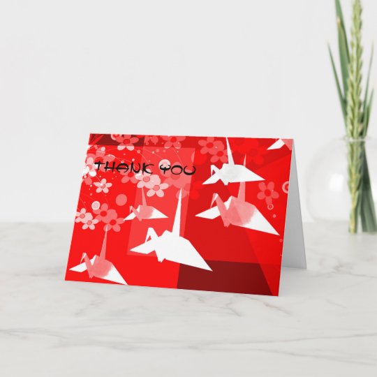 Origami Thank You Card | Zazzle.ca