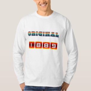 Original 1889 Vintage Heritage Typography Design ⚡ T-Shirt
