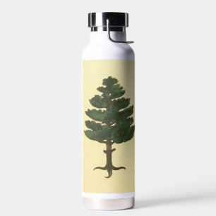 Original 1901 Maine State Pine Tree Flag Water Bottle