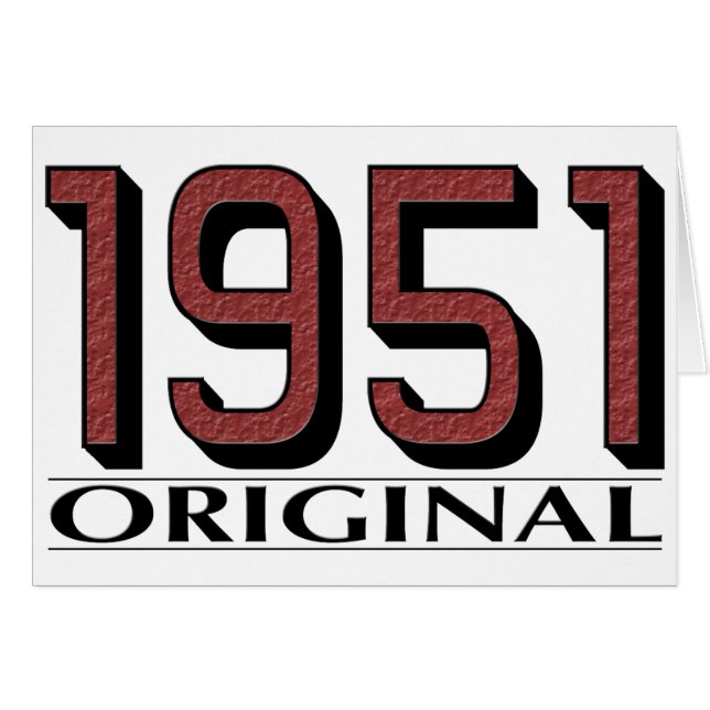 Original 1951 (Devant horizontal)