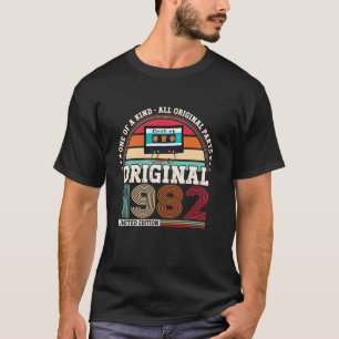 Original 1982 Legendary 41st Birthday Gift Cassett T-Shirt