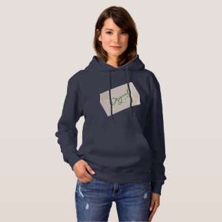 Original 1 Sweat à capuche pour femmes bleu marine