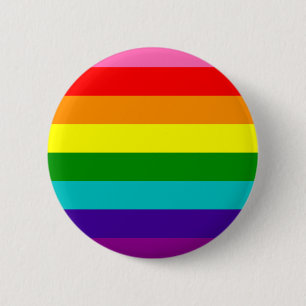 Original 8-Stripe Pride Flag 2 Inch Round Button