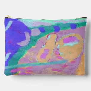 Original Abstract Art Accessory Pouch