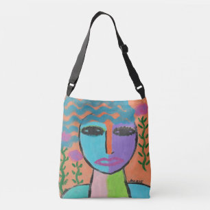 Original Abstract Art Crossbody Bag