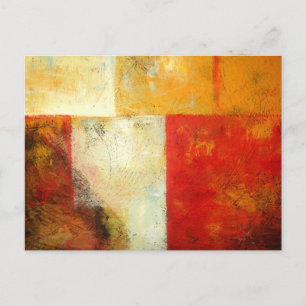 Original Abstract Art Postcard