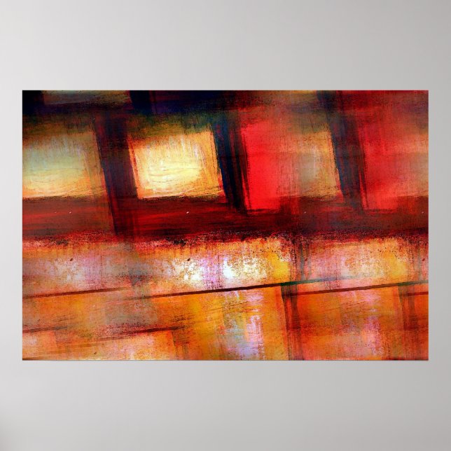Original Abstract Art Poster Print (Front)