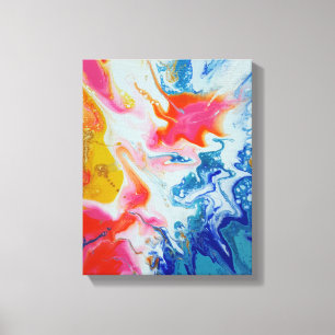 Original abstract art Summer Respite Canvas Print