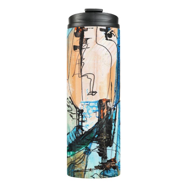 Original Abstract Art  Thermal Tumbler (Front)