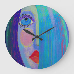 Original Abstract Art Wall Clock