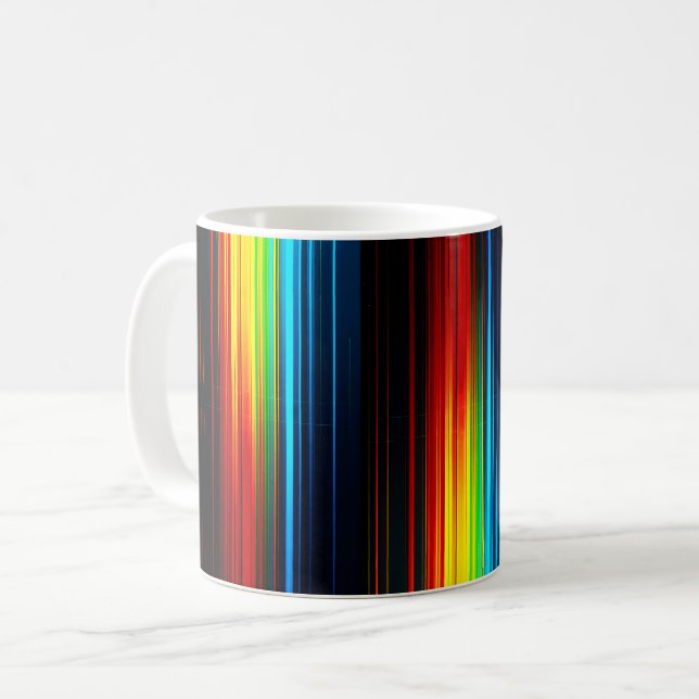Original Abstract Colourful Design  Coffee Mug (Front Left)