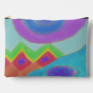 Original Abstract Digital Art Accessory Pouch