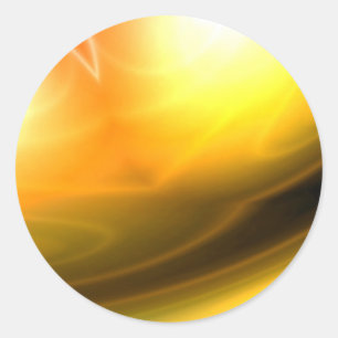 Original Abstract Digital Art Classic Round Sticker