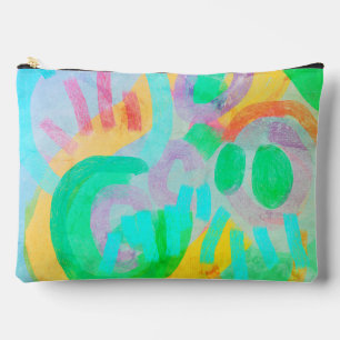 Original Abstract Digital Art Pencil Bag