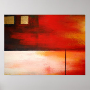 Original Abstract Painting Art Poster Modern